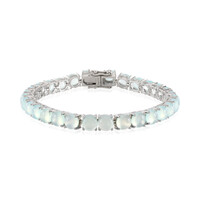 Bracciale in argento con Calcedonio Acqua