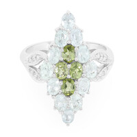 Anello in argento con Tormalina