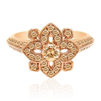 Anello in oro con Diamante Rose de France SI1 di Argyle