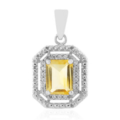 Ciondolo in argento con Citrino Bicolore