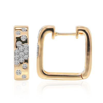 Orecchini in oro con Diamante SI1 (G) (Annette)