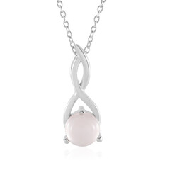 Collana in argento con Quarzo Rosa