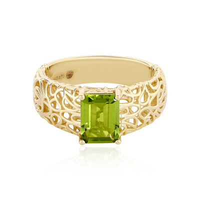 Anello in oro con Peridoto (Ornaments by de Melo)