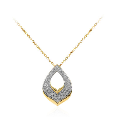 Collana in argento con Diamante I2 (I)