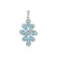 Ciondolo in argento con Apatite Blu