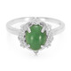 Anello in argento con Crisoprasio Imperiale