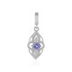 Ciondolo in argento con Tanzanite (non riscaldata)