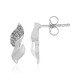 Orecchini in argento con Diamante I3 (H)