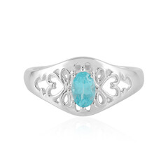 Anello in argento con Apatite Blu