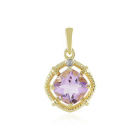 Ciondolo in argento con Ametista Rose de France