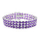 Bracciale in argento con Ametista Zambiana