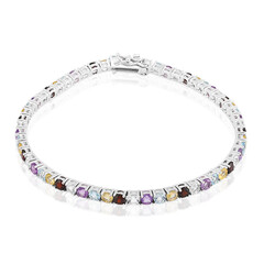 Bracciale in argento con Granato
