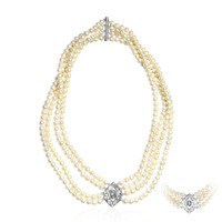 Collana in argento con Topazio Bianco (TPC)