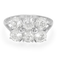 Anello in argento con Goshenite