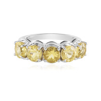 Anello in argento con Berillo Giallo