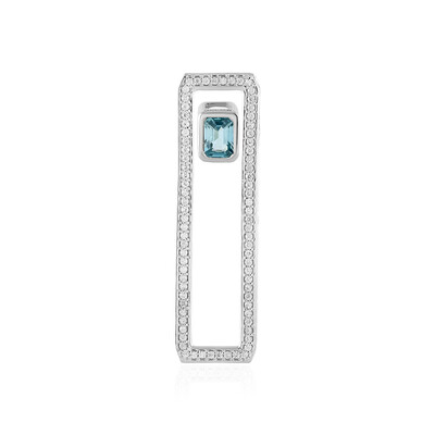 Ciondolo in argento con Zircone Ratanakiri (MONOSONO COLLECTION)