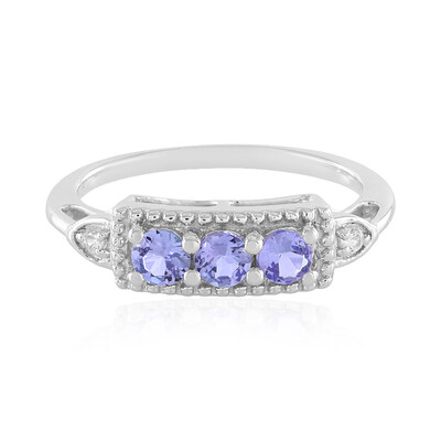 Anello in argento con Tanzanite