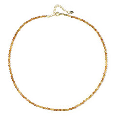 Collana in argento con Tormalina Gialla