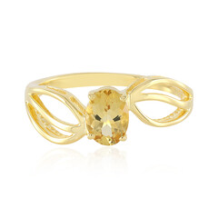 Anello in argento con Berillo Giallo