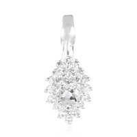Ciondolo in argento con Goshenite