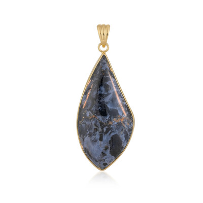 Ciondolo in argento con Pietersite (Bali Barong)