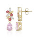 Orecchini in oro con Kunzite Patroke (Adela Gold)