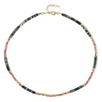 Collana in argento con Rodonite (Riya)