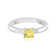 Anello in argento con Berillo Giallo