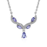 Collana in argento con Tanzanite