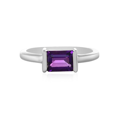 Anello in argento con Ametista Siberiana