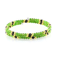 Bracciale in acciaio con Spinello Nero (Riya)