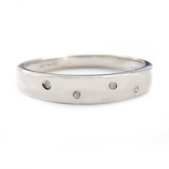 Anello in argento con Diamante