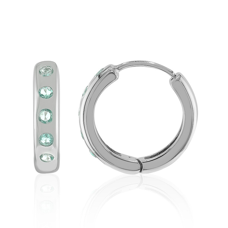 Orecchini in argento sterling 925 granato con gocce rosso scuro e