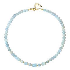 Collana in argento con Acquamarina Brasiliana