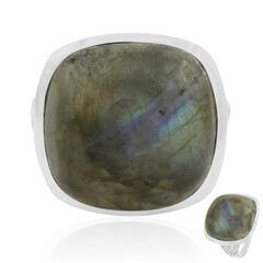 Anello in argento con Labradorite