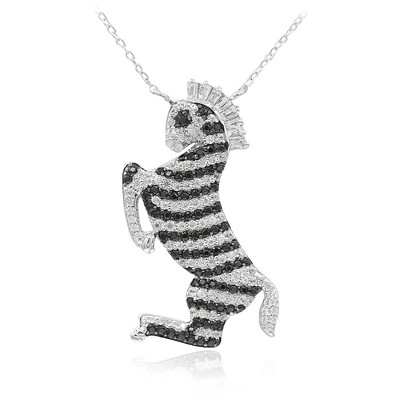 Collana in argento con Topazio Bianco