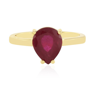 Anello in argento con Rubino del Madagascar