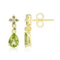 Orecchini in oro con Peridoto