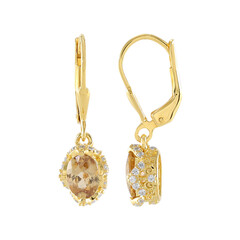 Orecchini in argento con Zircone Canarino
