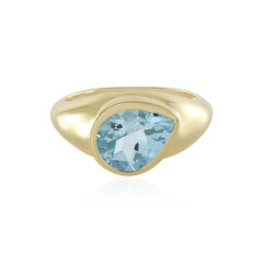 Anello in argento con Topazio Blu Cielo