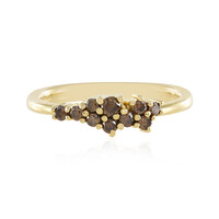 Anello in argento con Diamante Cioccolato I3