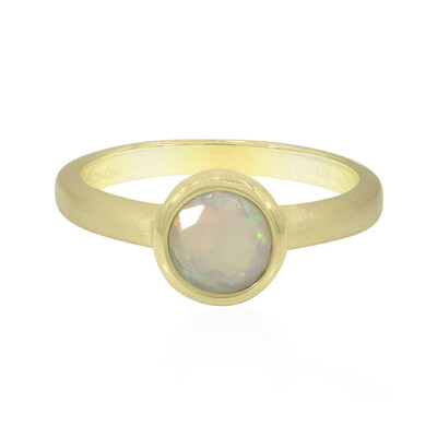 Anello in argento con Opale di Welo (MONOSONO COLLECTION)