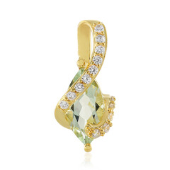 Ciondolo in argento con Ametista Verde