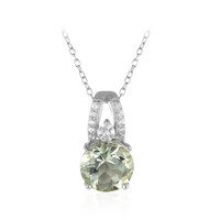 Collana in argento con Ametista Verde