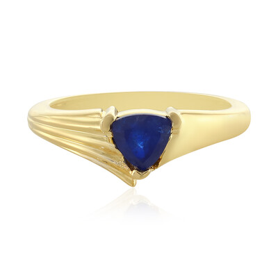 Anello in argento con Zaffiro Blu del Madagascar (SAELOCANA)