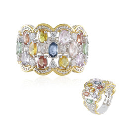 Anello in argento con Zaffiro Blu (Gems en Vogue)