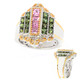 Anello in argento con Tormalina Rosa (Gems en Vogue)