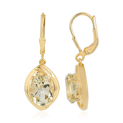 Orecchini in argento con Quarzo Limone