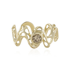Anello in oro con Diamante Champagne I2 (Ornaments by de Melo)