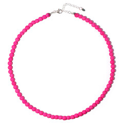 Collana in argento con Perla di Lava Rosa